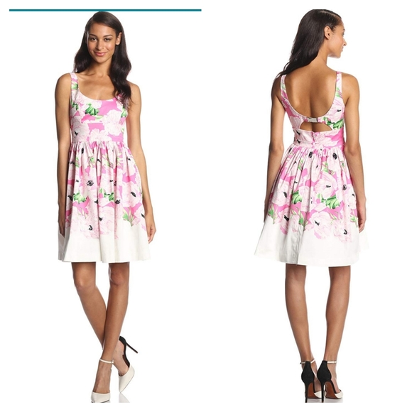 french connection pink floral dress